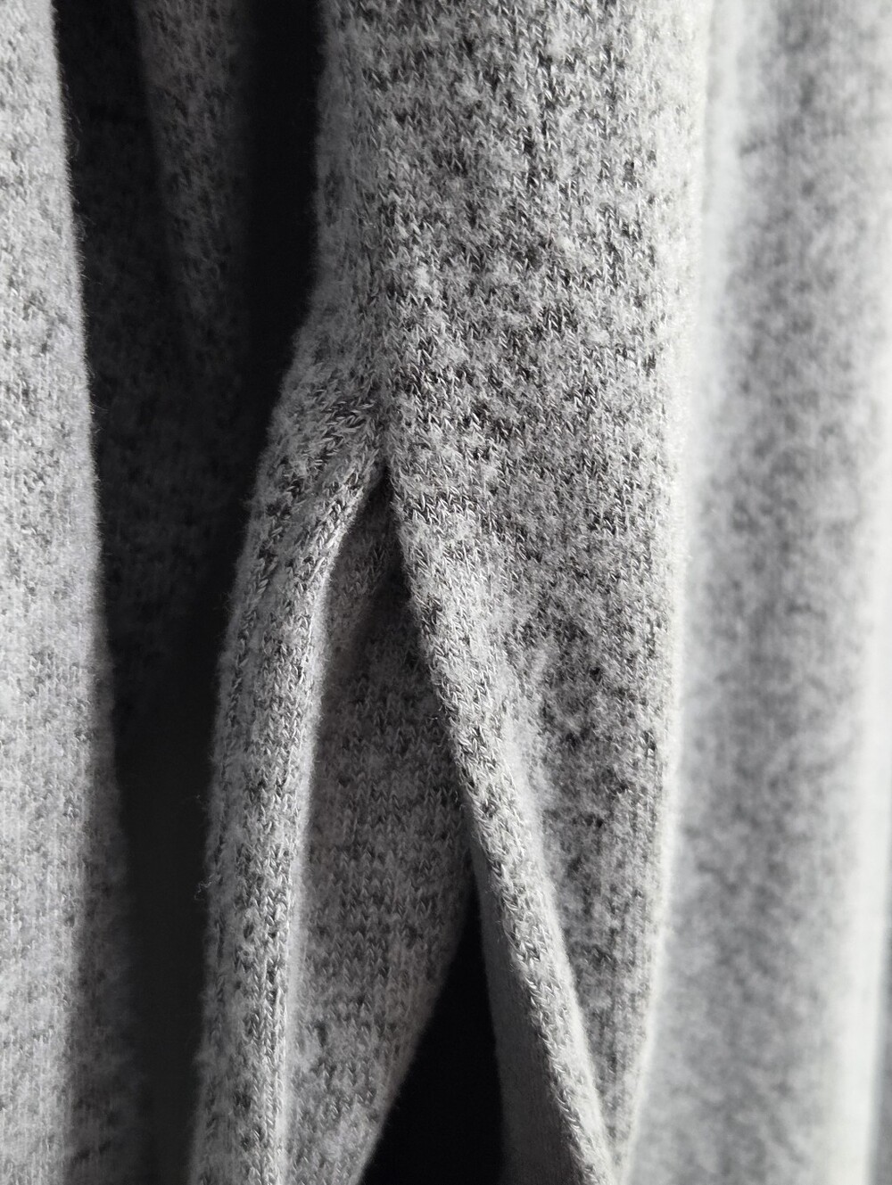 Soft Surroundings Easy Living Cozy Lounge Heather Gray Drawstring Dress Size M - Picture 7 of 9